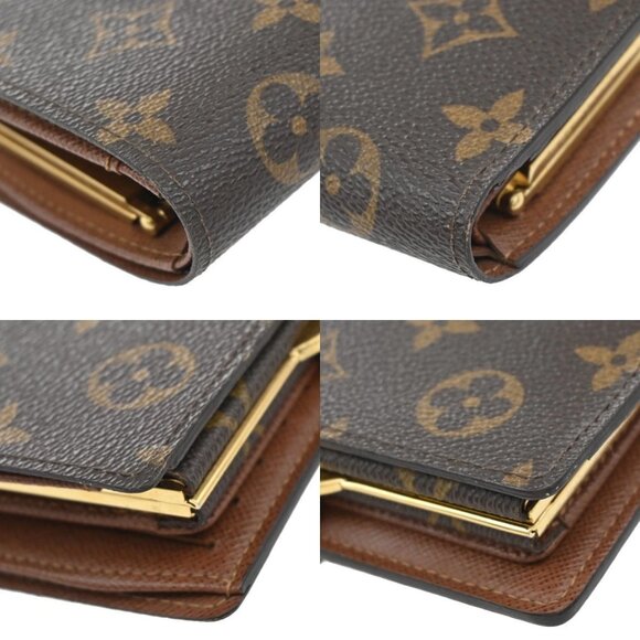 LOUIS VUITTON Portefeuille Viennois Bifold Wallet Monogram Brown M61674 65EF846 - Picture 7 of 13